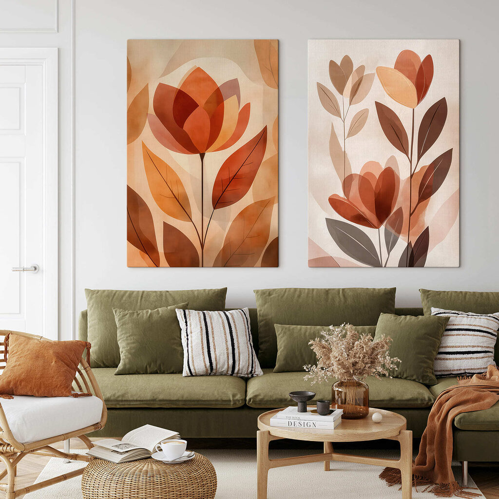 Flores como chamas — interior 1