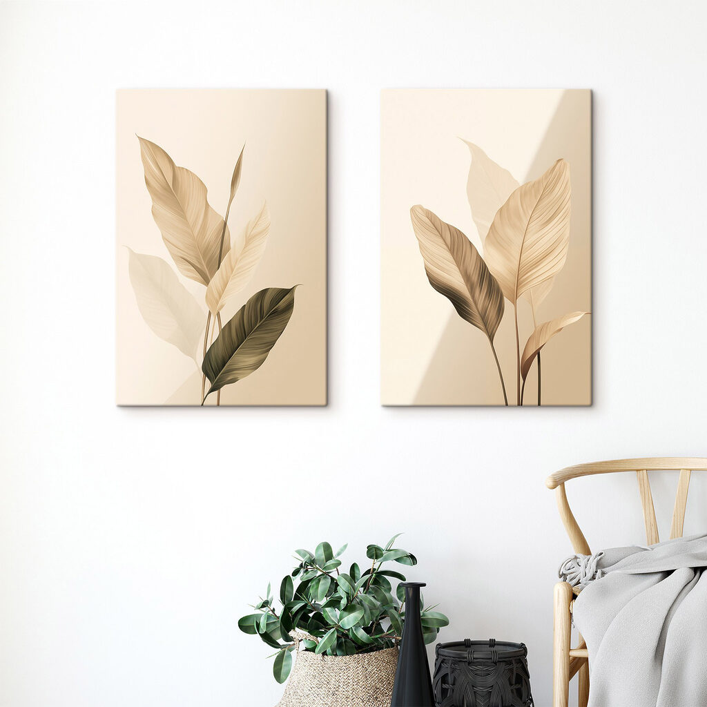 Folhas em hastes altas — interior 2