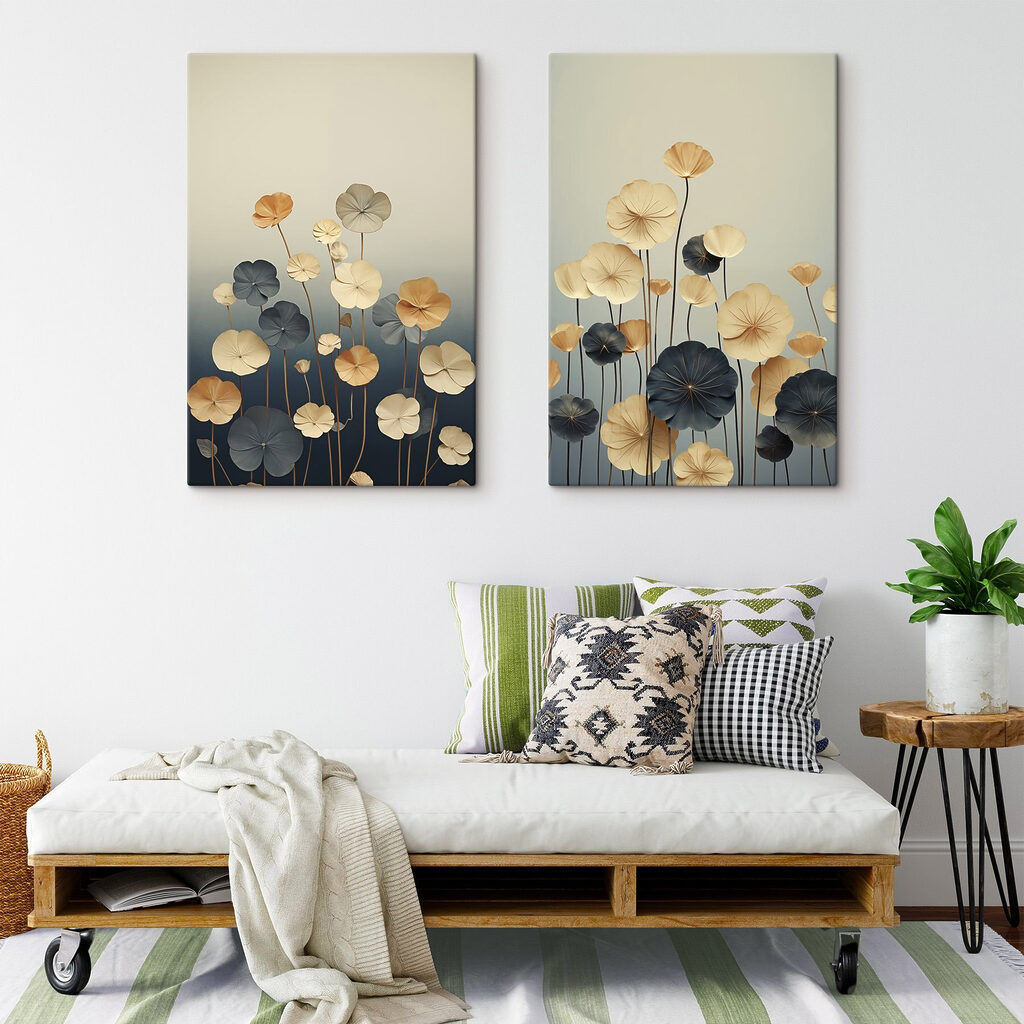 Flores em fios finos — interior 2