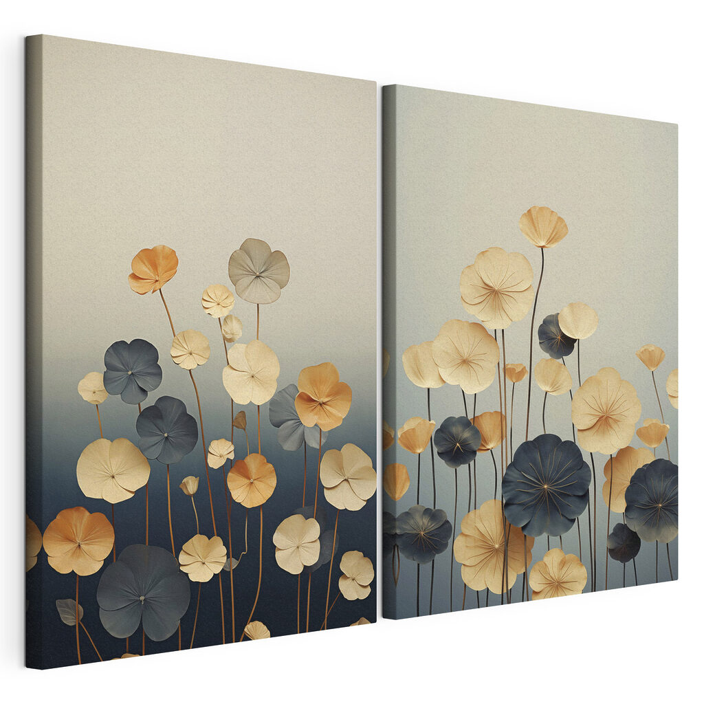 Flores em fios finos — vista do produto