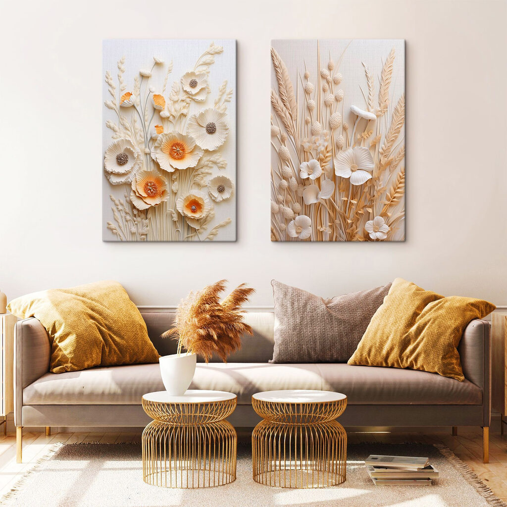 Flores silvestres e espigas — interior 1