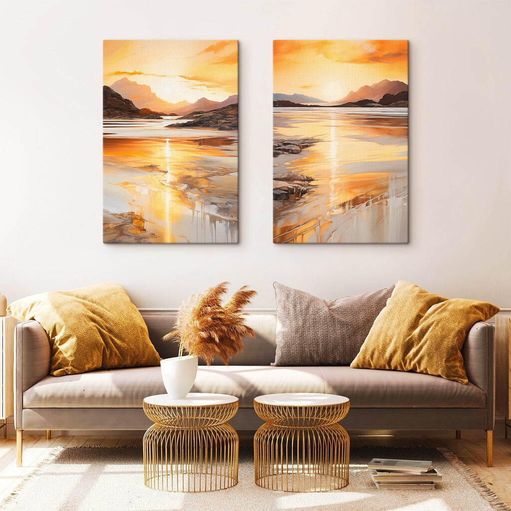 Sol sobre areia molhada — interior 2