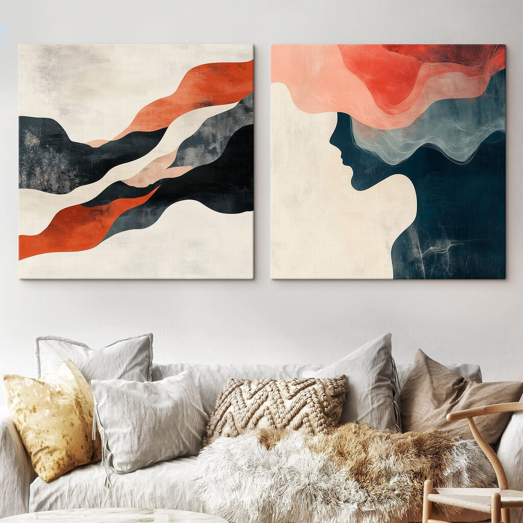 Rosto em ondas — interior 2
