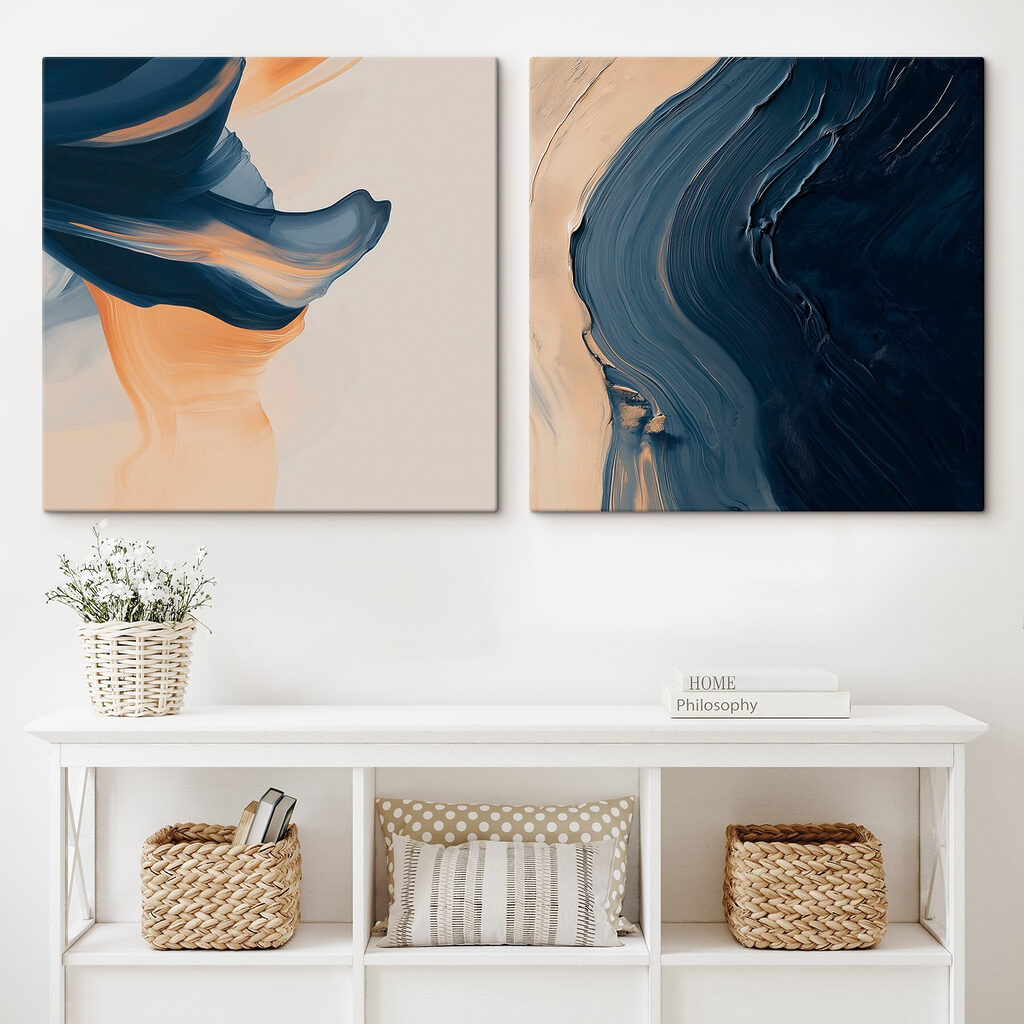 Correntes azul-escuras — interior 1