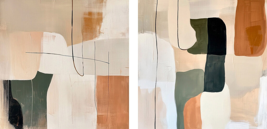 Cores e linhas finas — design completo