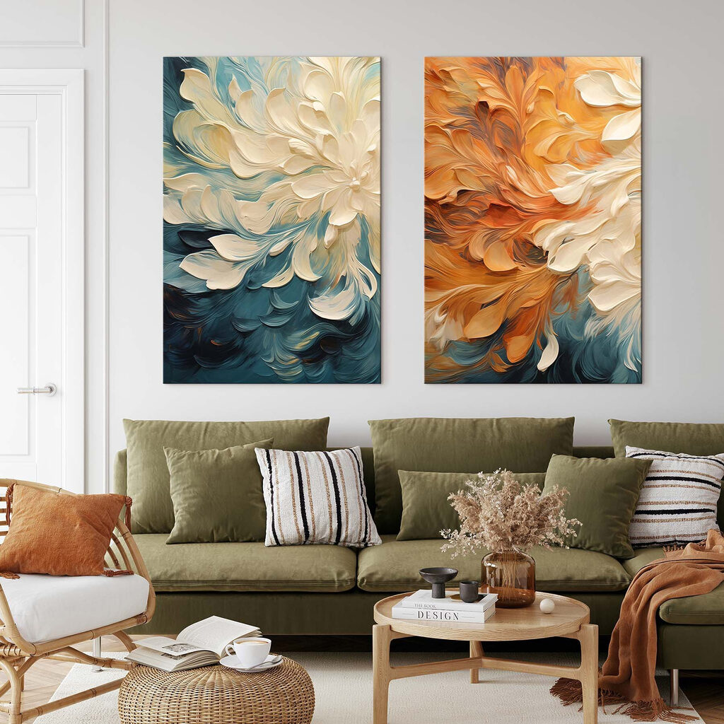 Pétalas em remoinho — interior 1