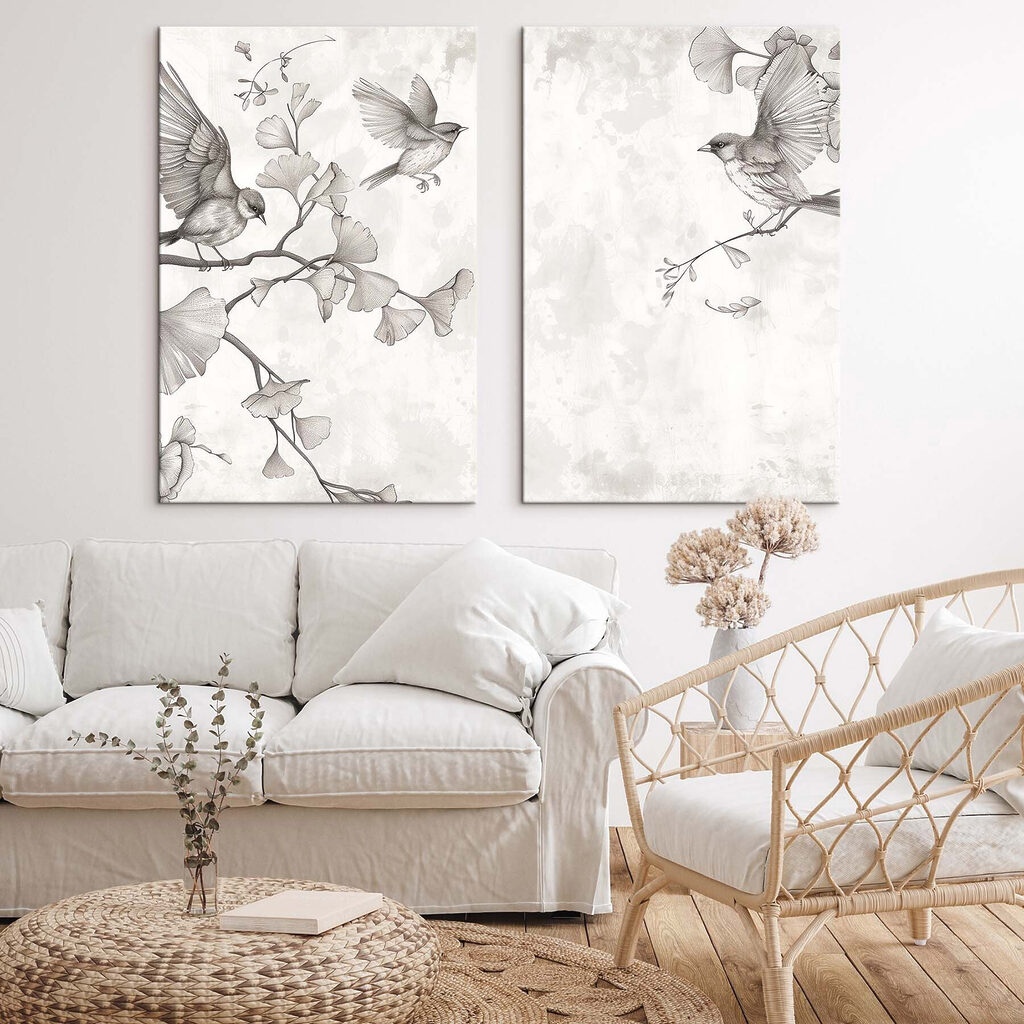 Aves em linhas finas — interior 2