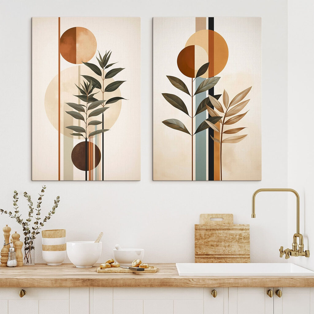 Plantas e círculos — interior 2