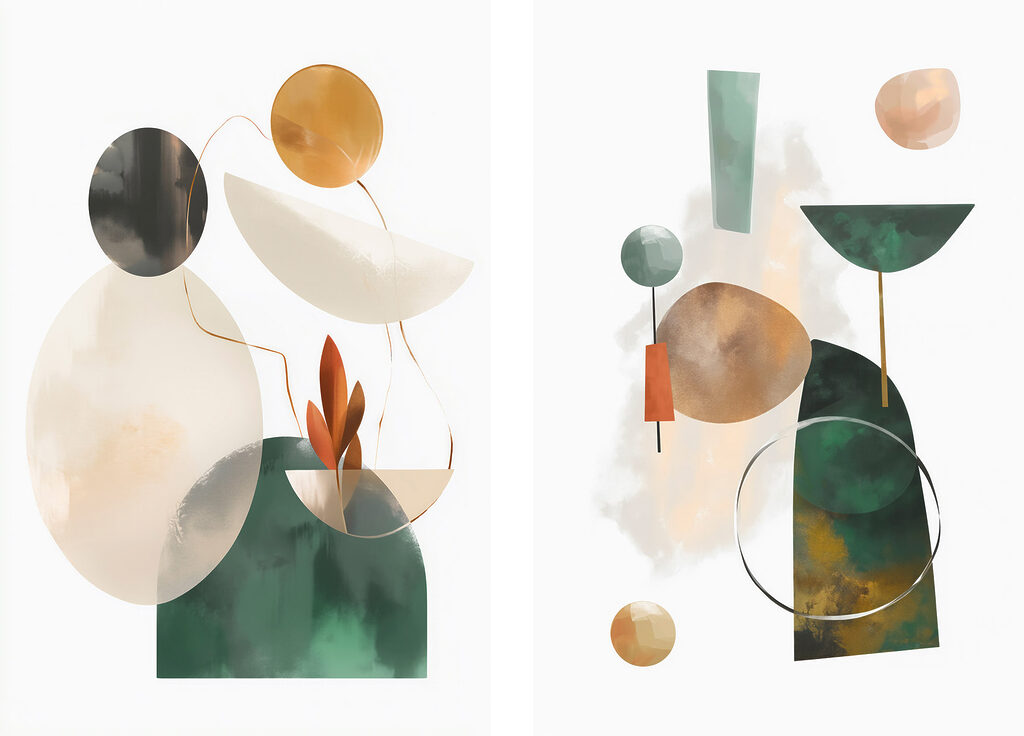 Vasos e formas redondas — design completo