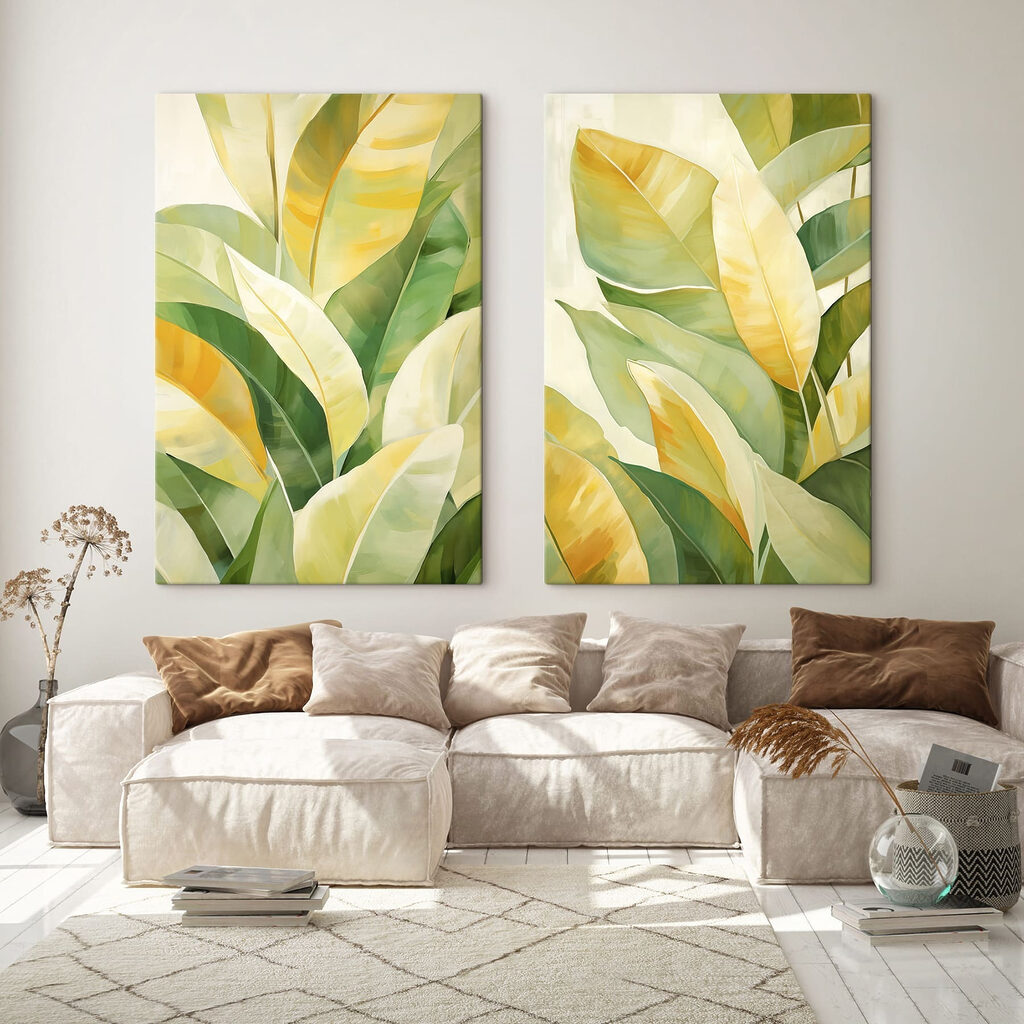 Folhas vivas e suaves — interior 1