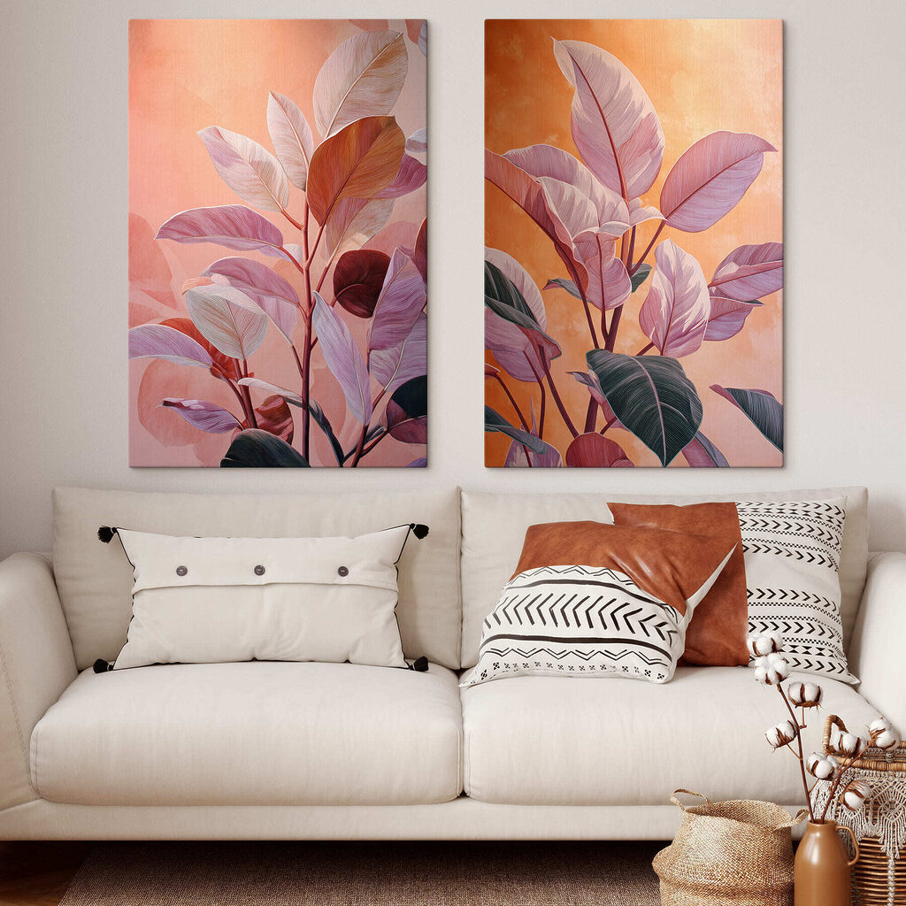 Folhas ao entardecer — interior 2