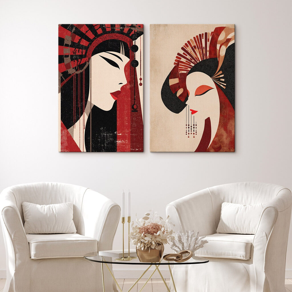 Um par de mulheres — interior 1