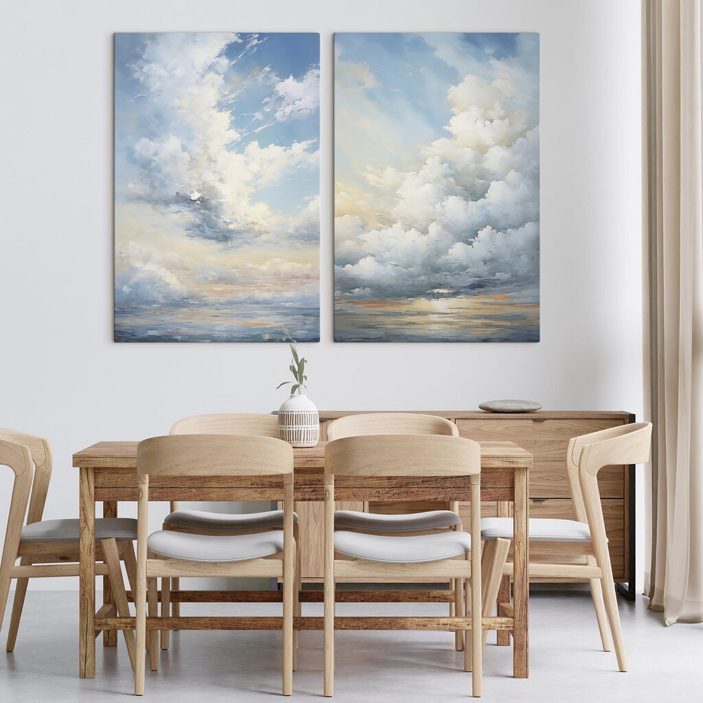 Céu cheio de nuvens — interior 1