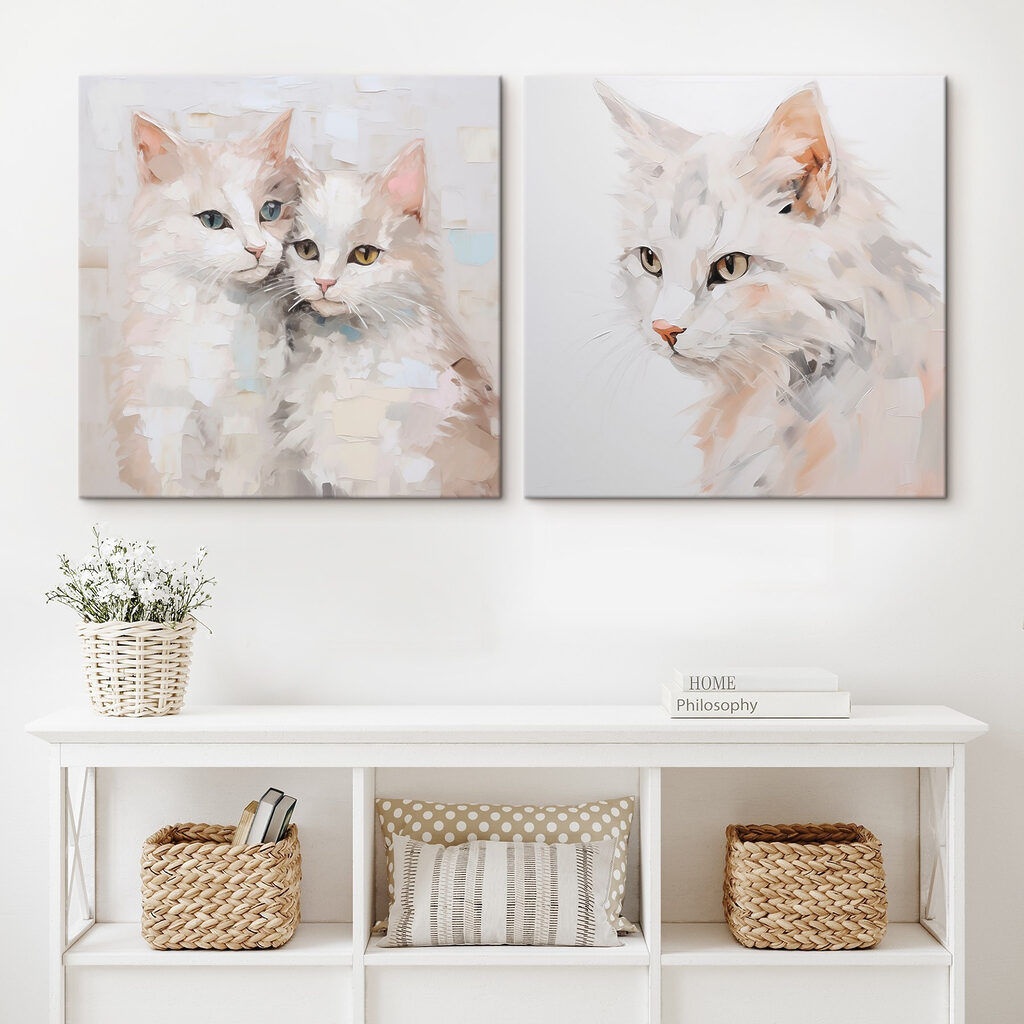 Dois gatos — interior 1