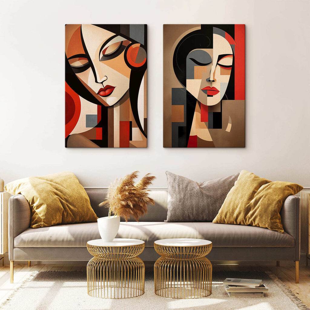 Duas mulheres coloridas — interior 1