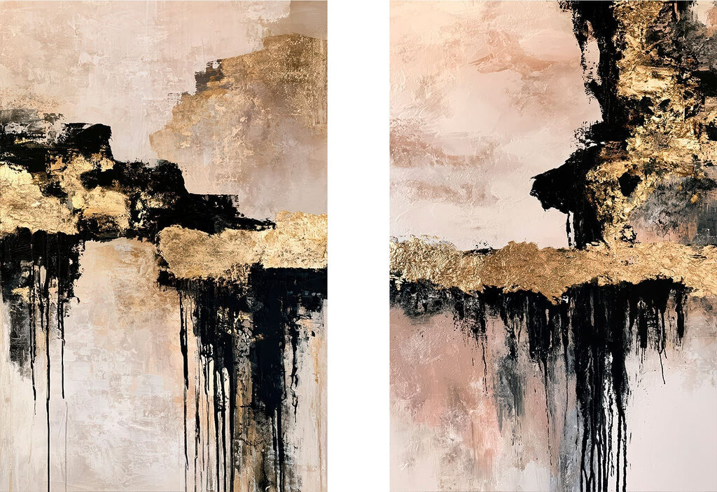 Elegância abstrata — design completo