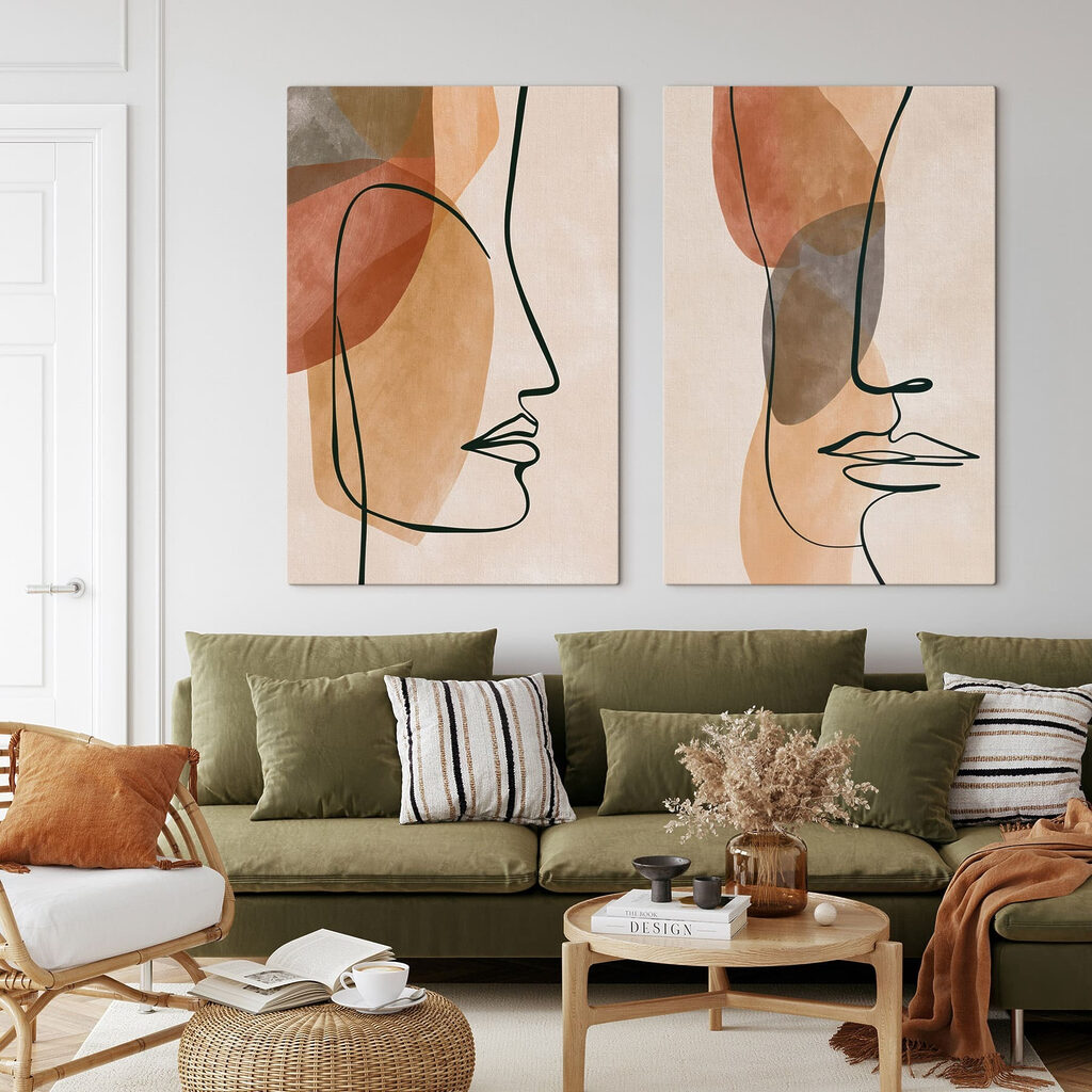 Perfis numa linha — interior 1