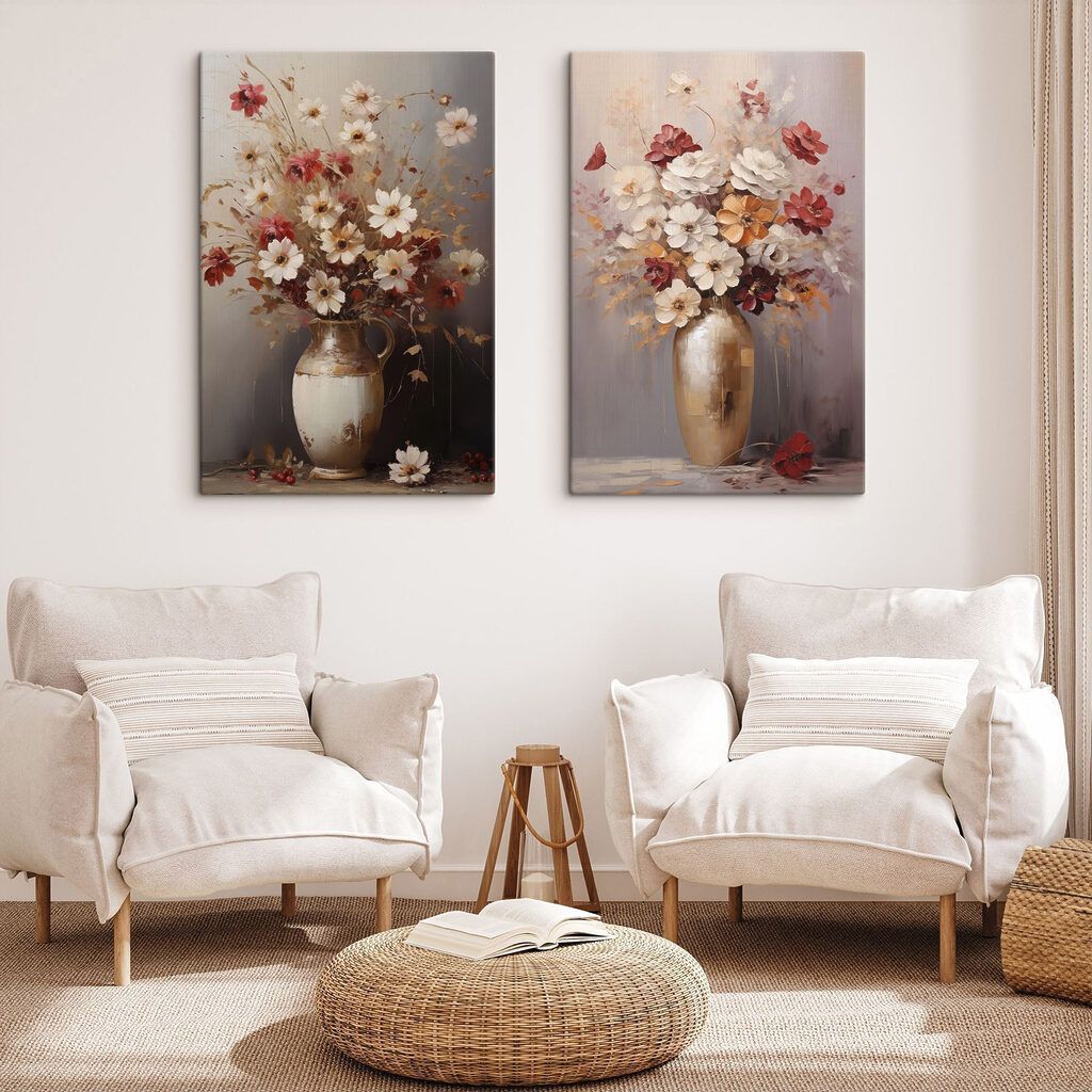 Vasos com flores silvestres — interior 1