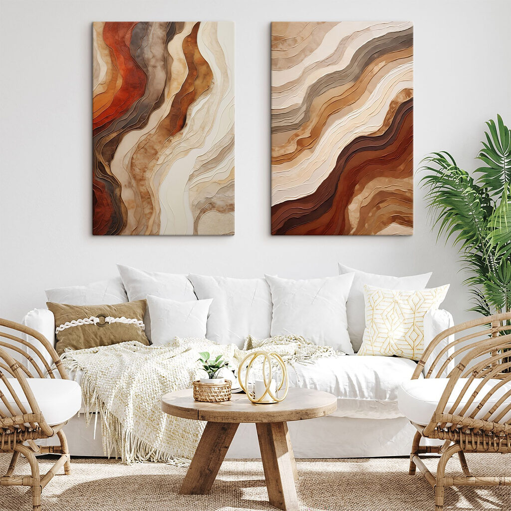 Paisagem de camadas onduladas — interior 2
