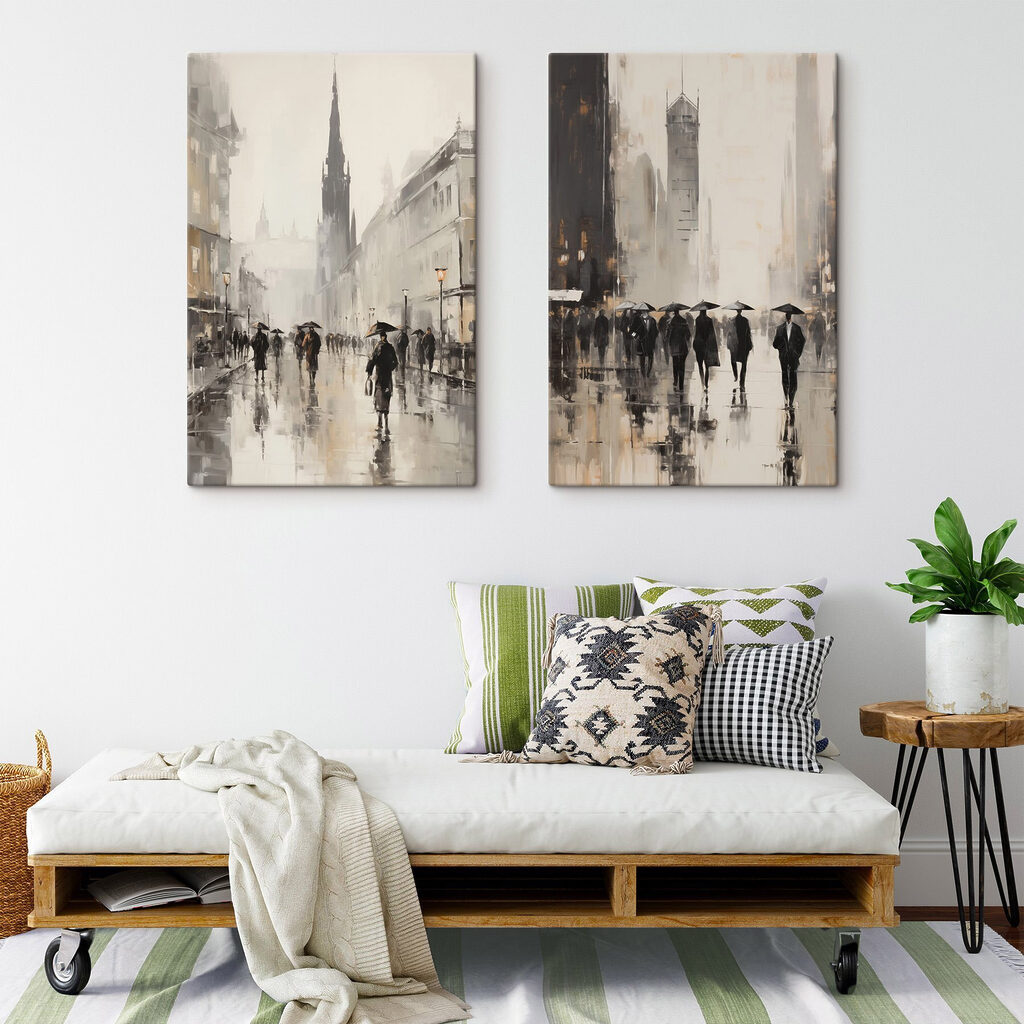 Guarda-chuvas na cidade — interior 2