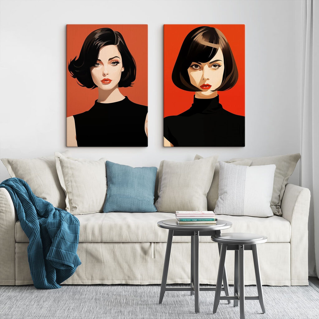 Retratos em vermelho — interior 2