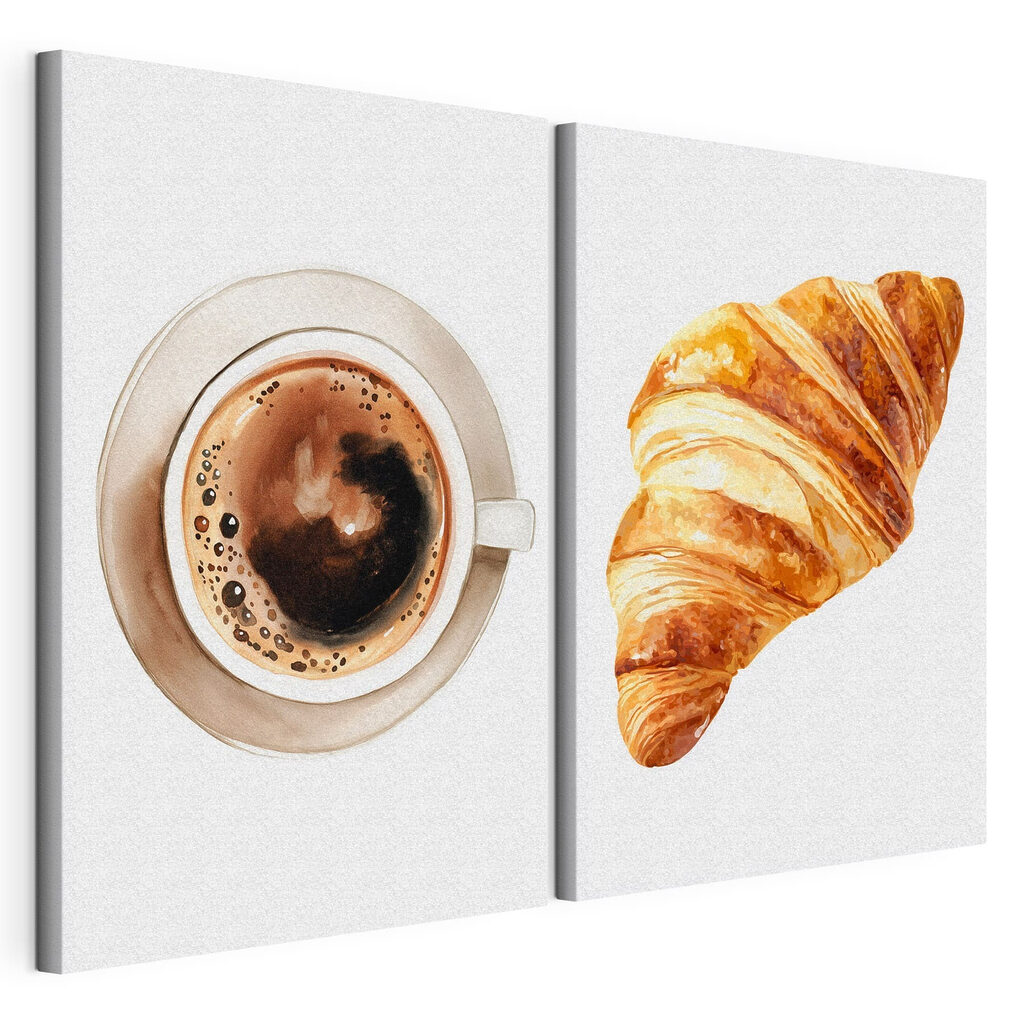 Croissant e café — vista do produto