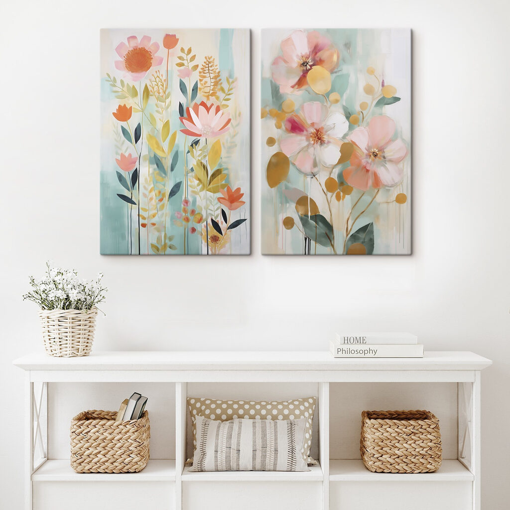 Dueto floral — interior 1