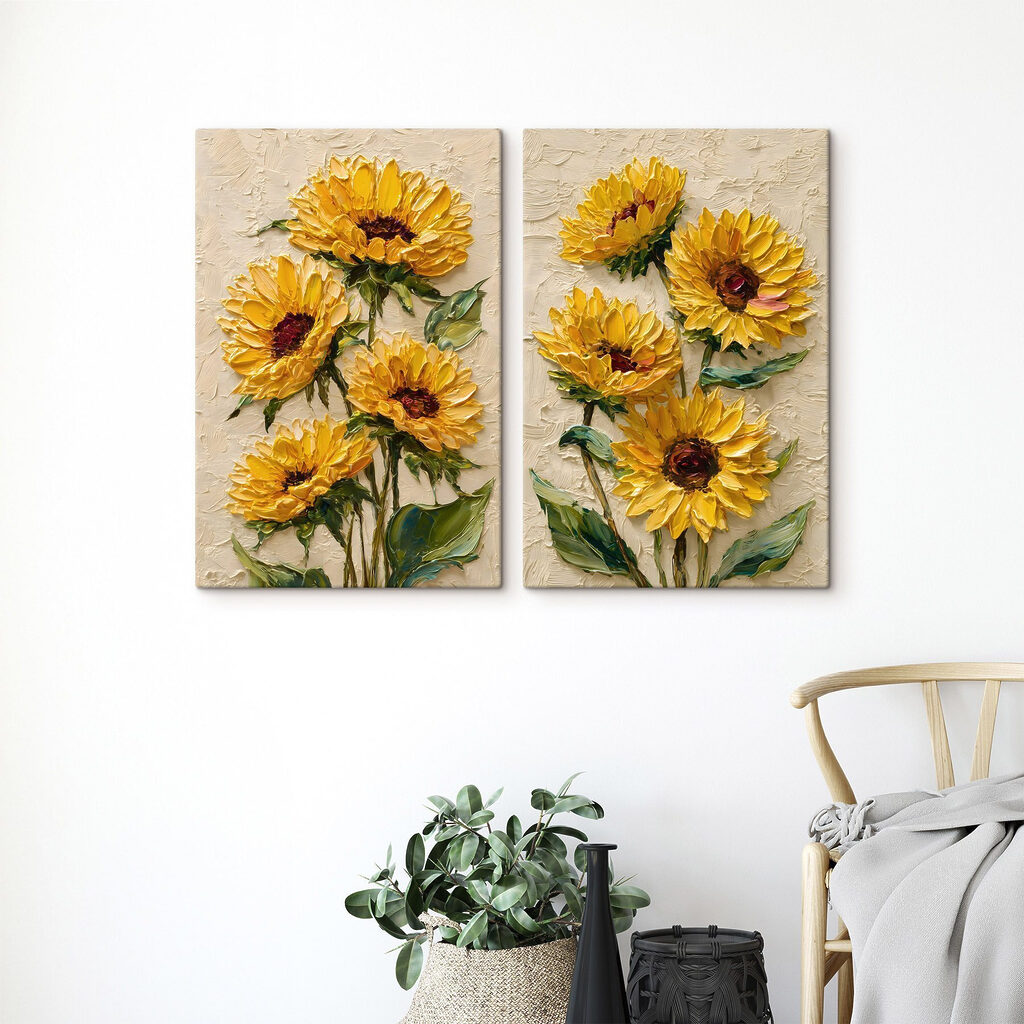 Girassóis em plena flor — interior 2