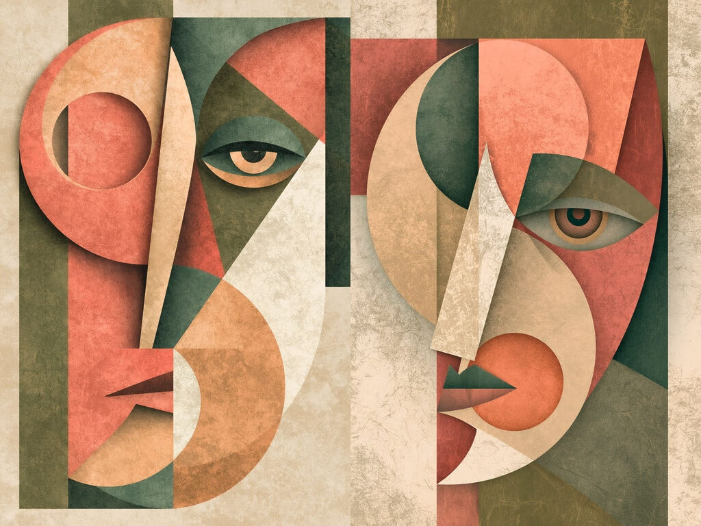 Olhares entre cores — design completo