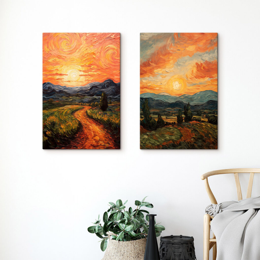 Sol sobre campos sinuosos — interior 2