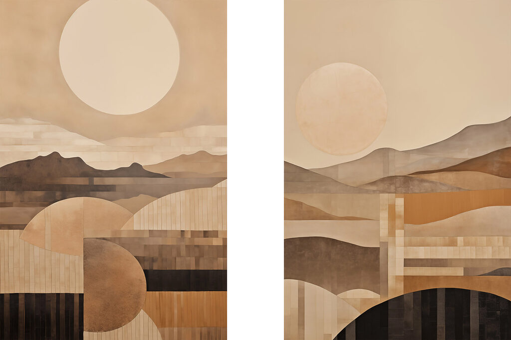 Sol sobre camadas — design completo