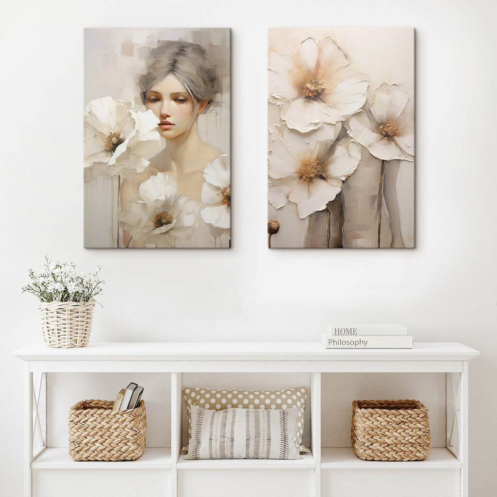 Retrato entre flores — interior 1