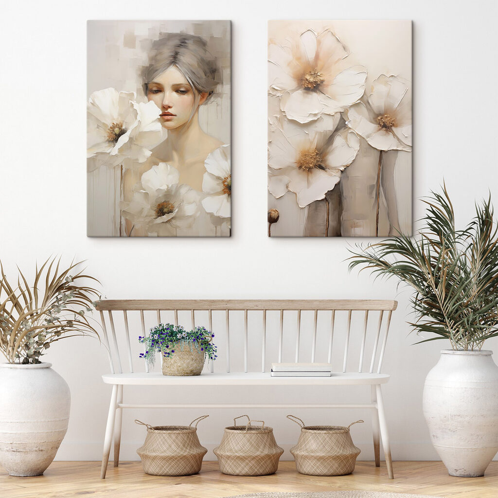 Retrato entre flores — interior 2
