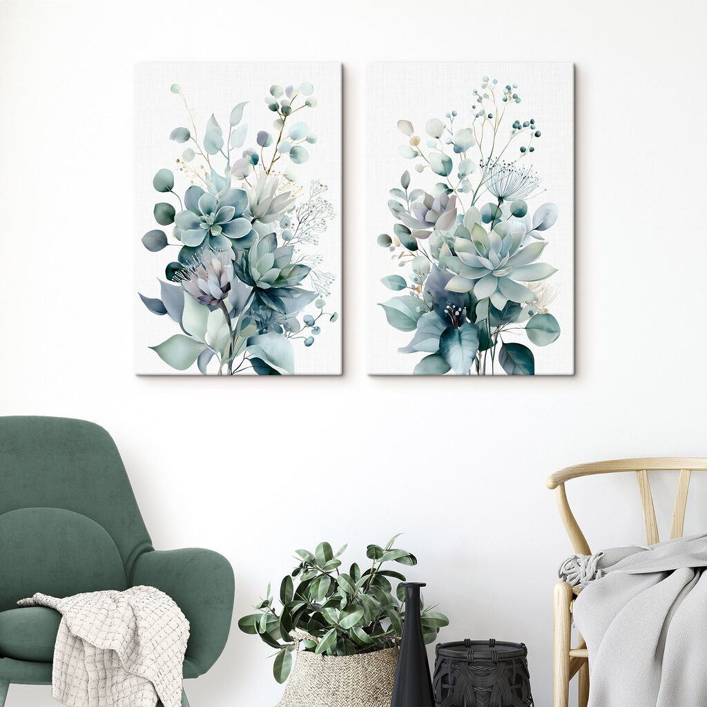 Ramo em verde-mar — interior 2