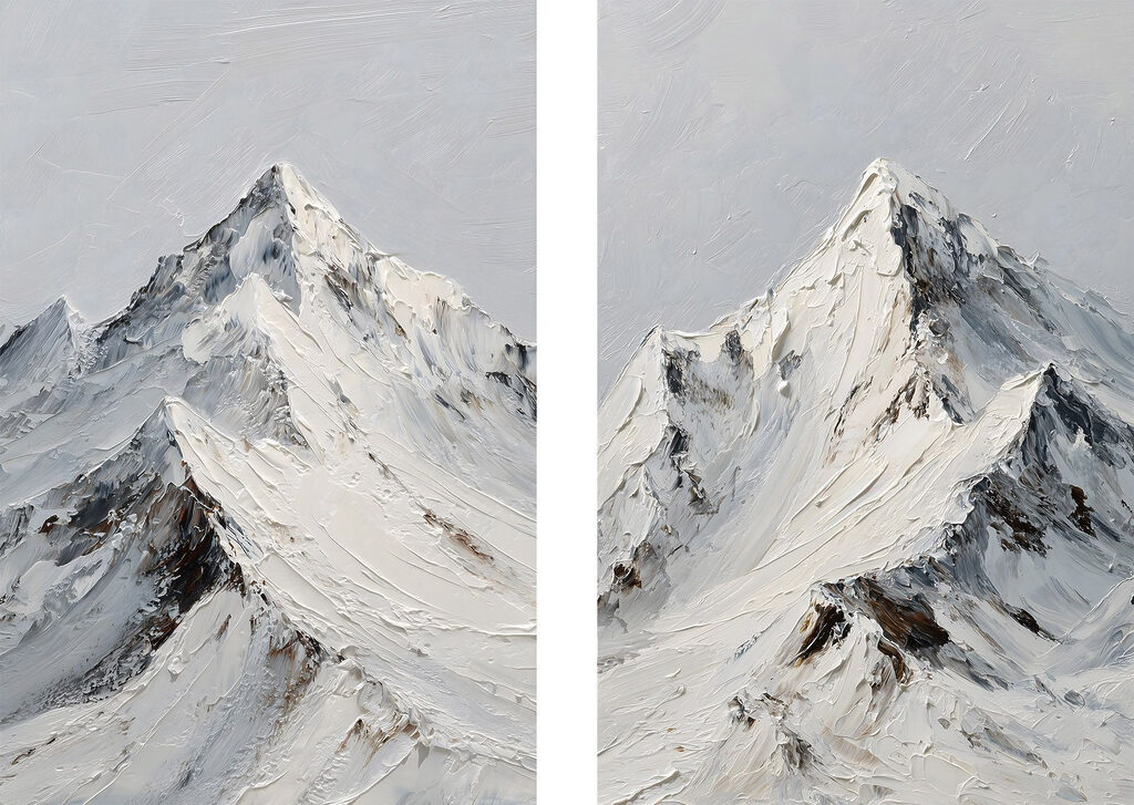 Picos nevados — design completo