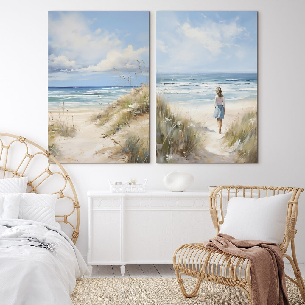 Mulher na praia — interior 2