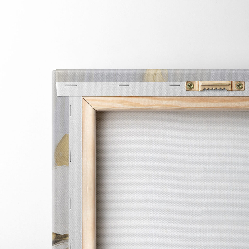 Flores em pinceladas douradas — verso