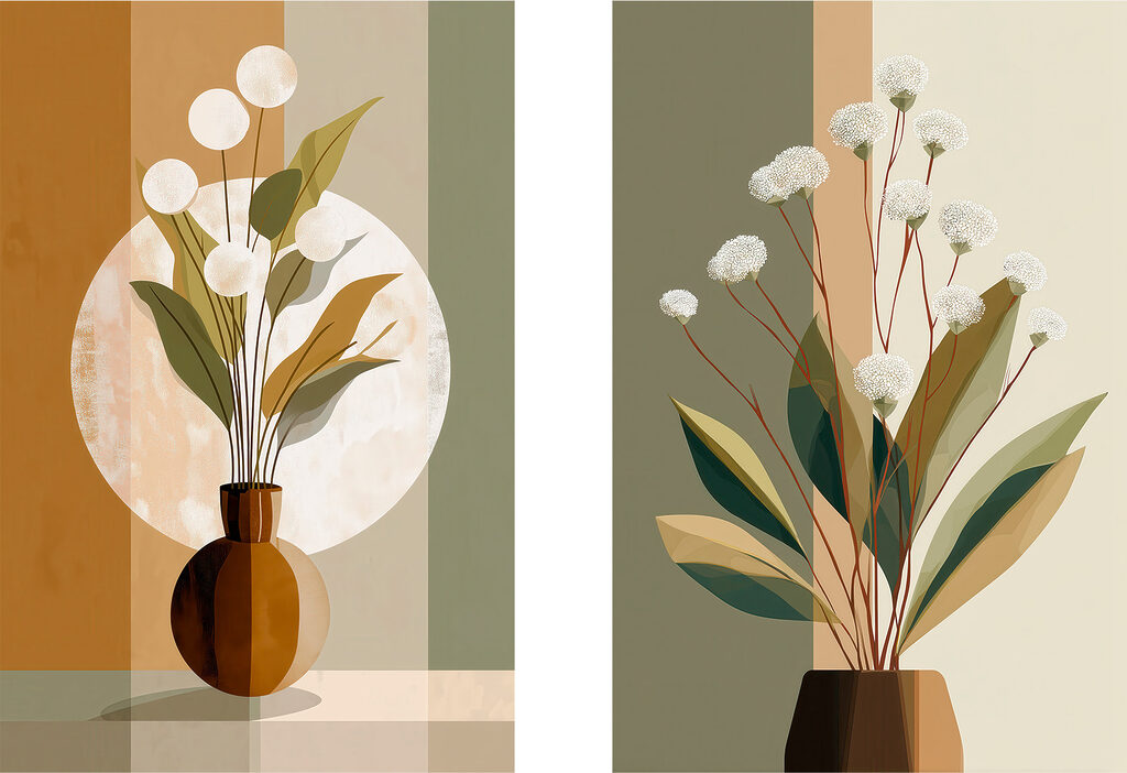 Ramo num vaso — design completo