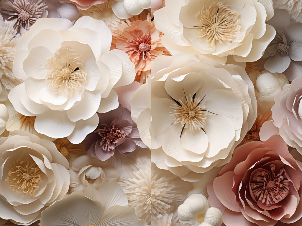 Jardim de flores — design completo
