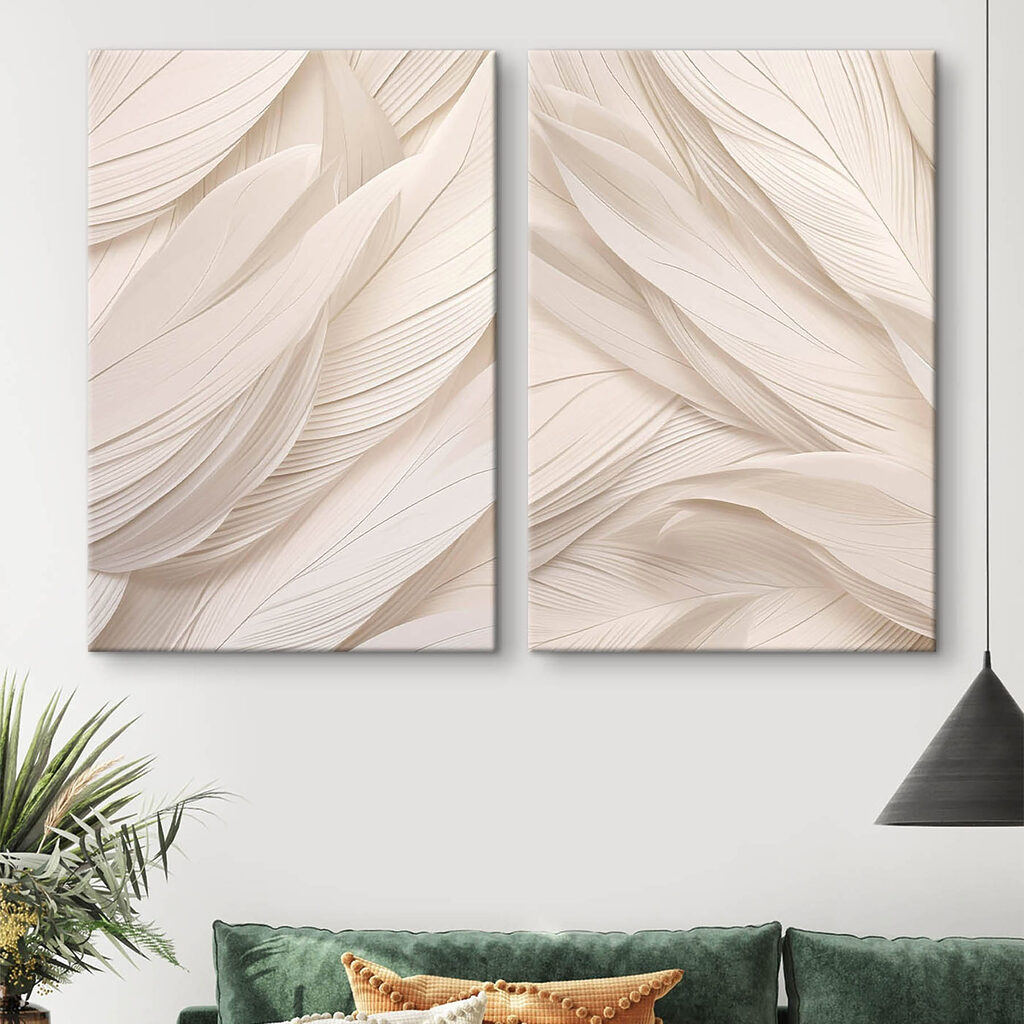 Folhas em dobras finas — interior 2