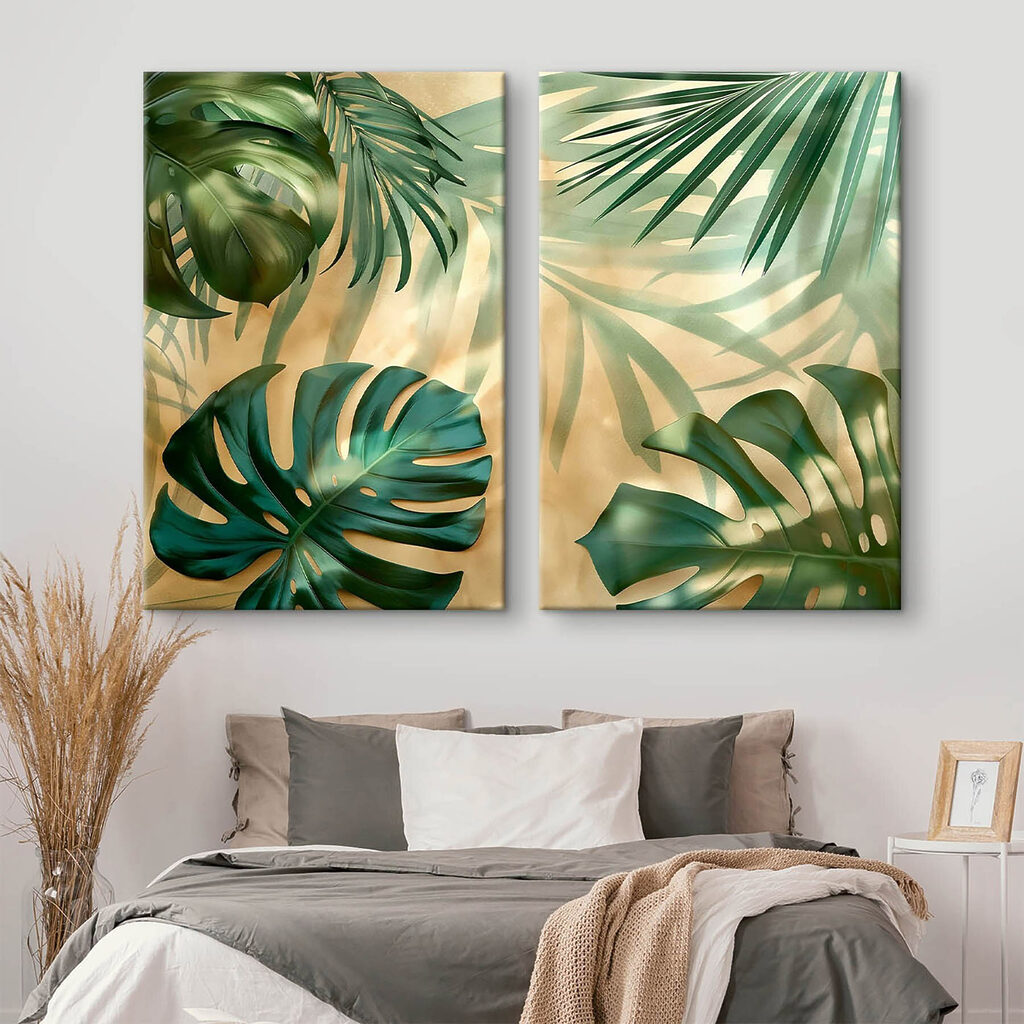Folhas tropicais ao sol — interior 2