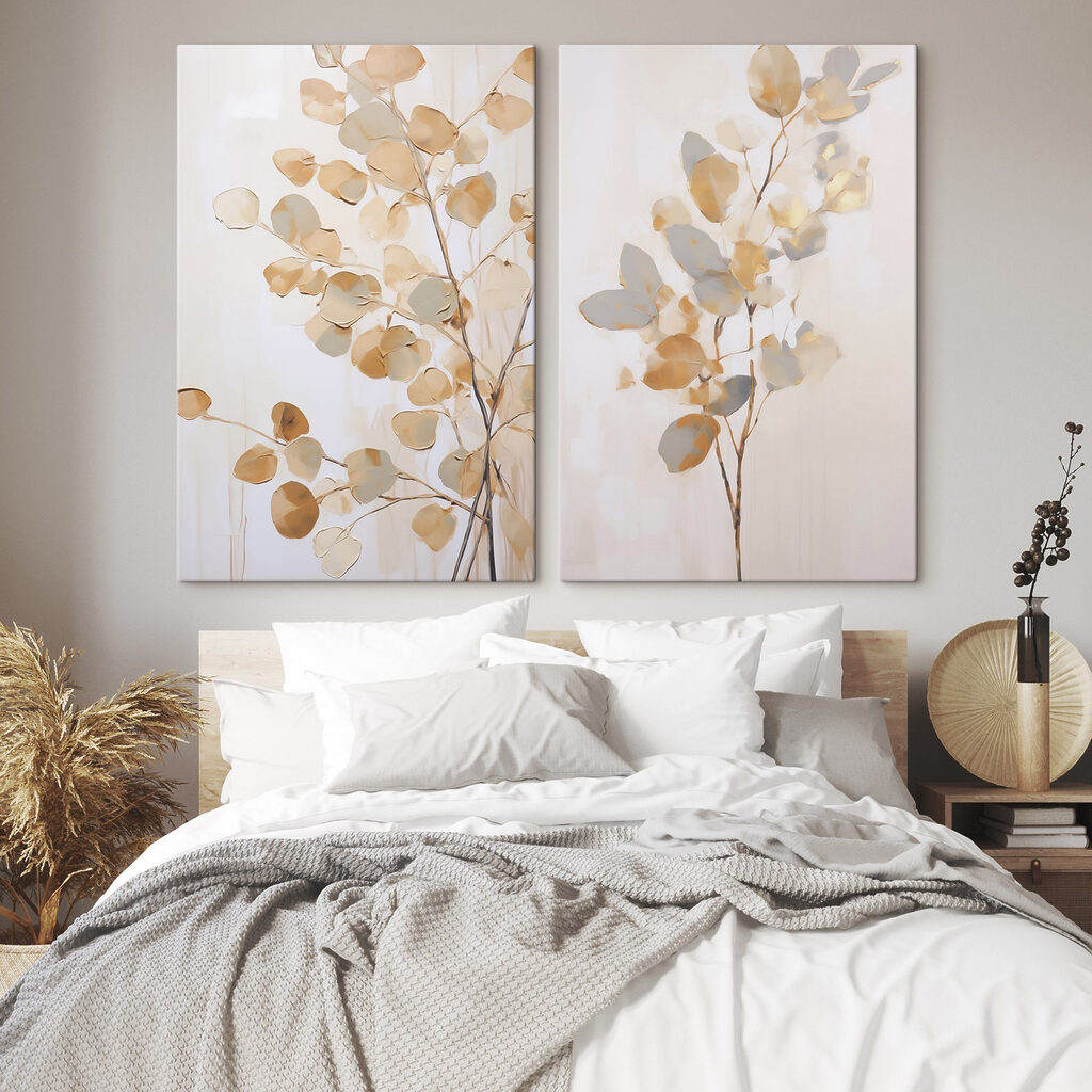 Luz entre folhas redondas — interior 2