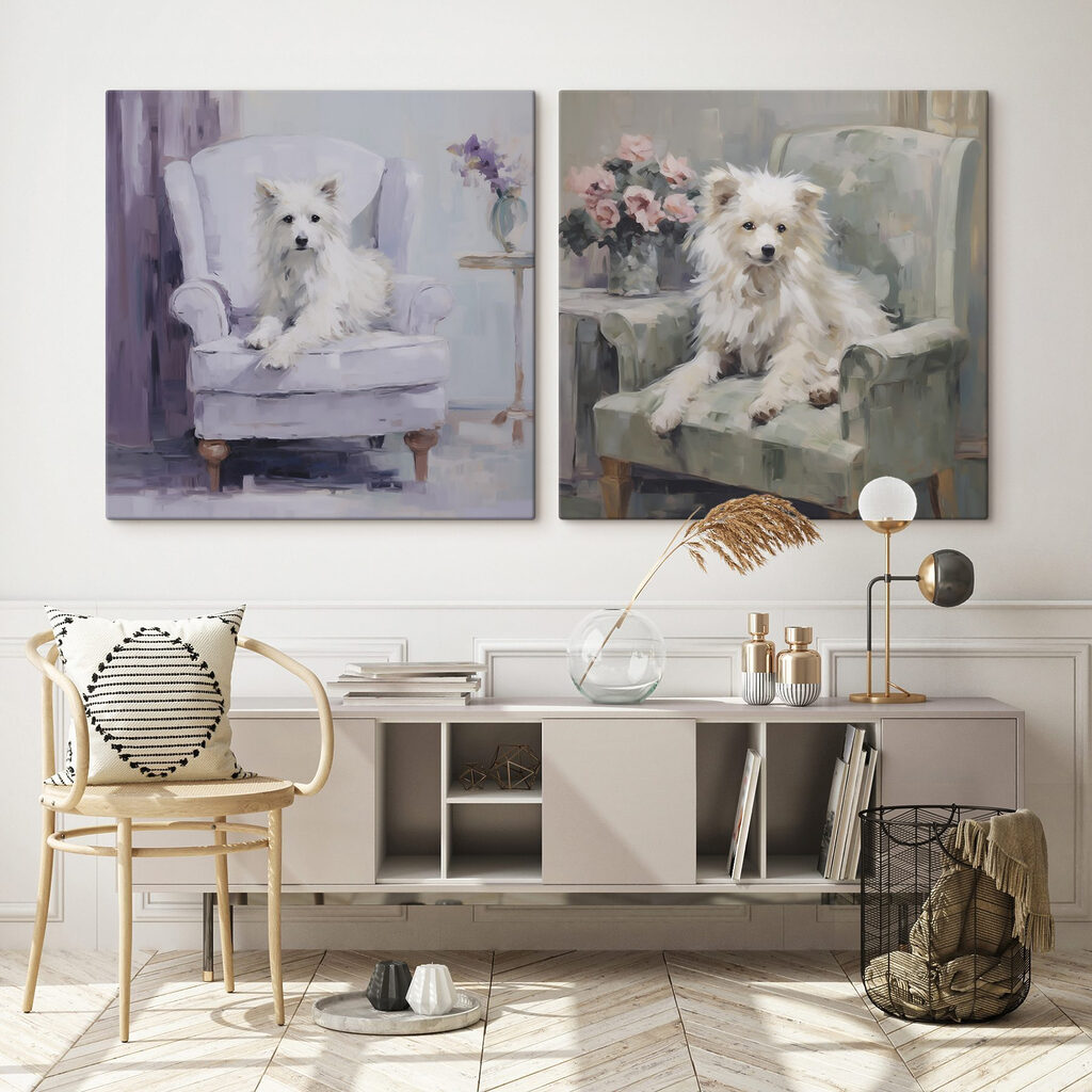 Cão no cantinho preferido — interior 2