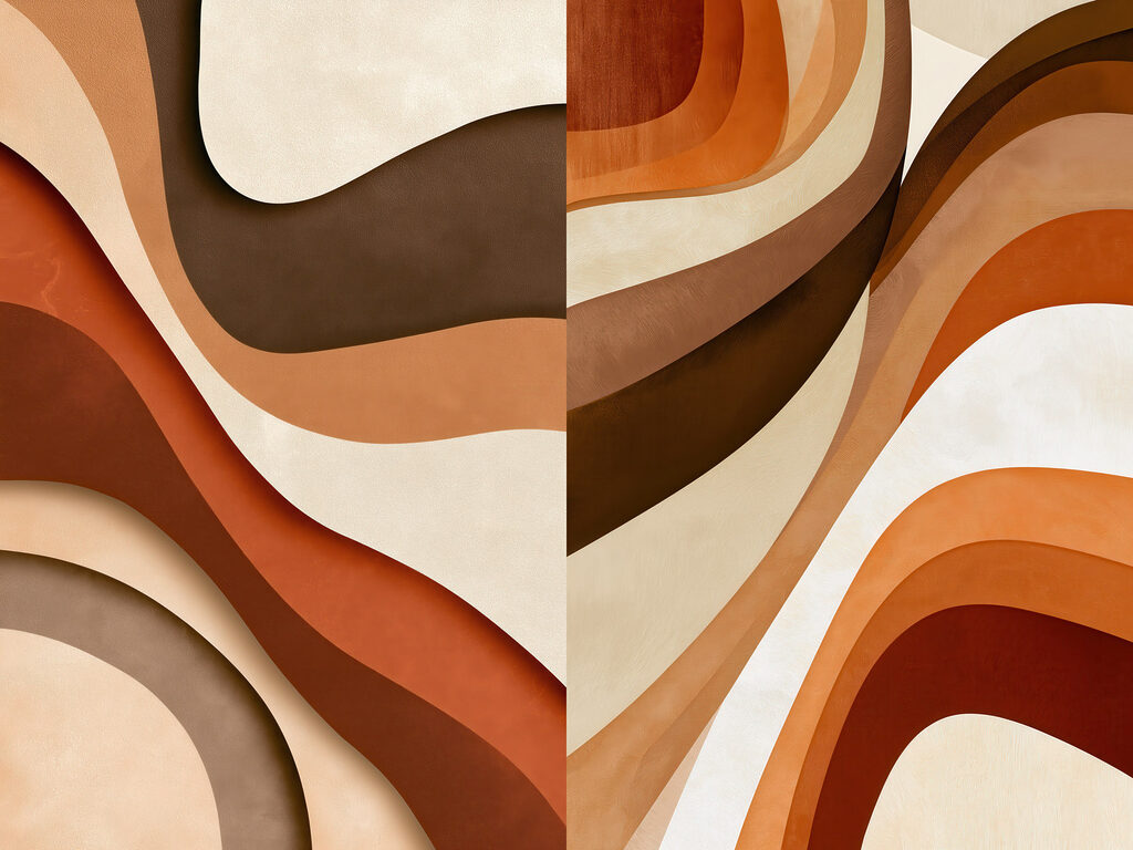 Curva em terracota — design completo