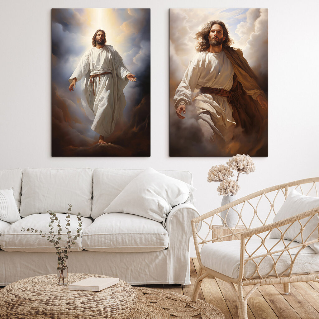 Jesus entre as nuvens — interior 2
