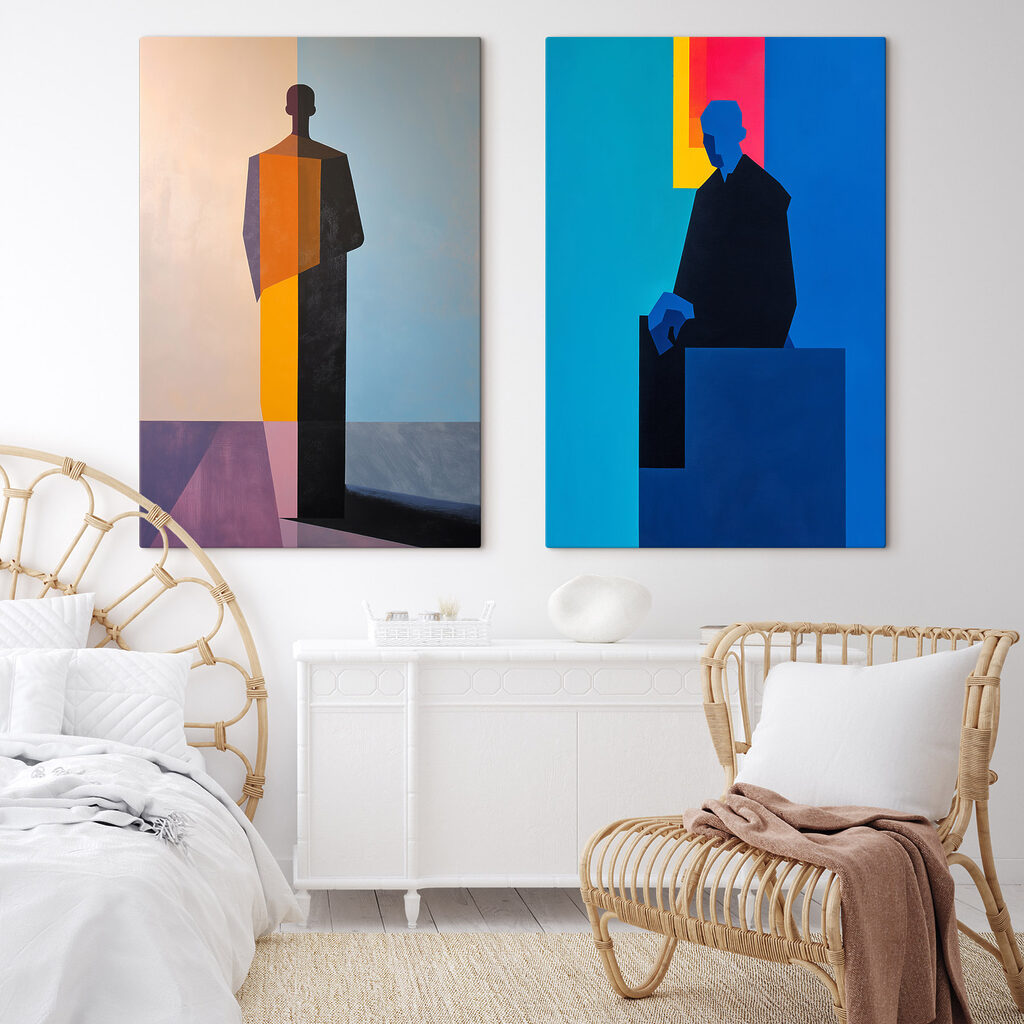 Silhuetas entre cores vivas — interior 2