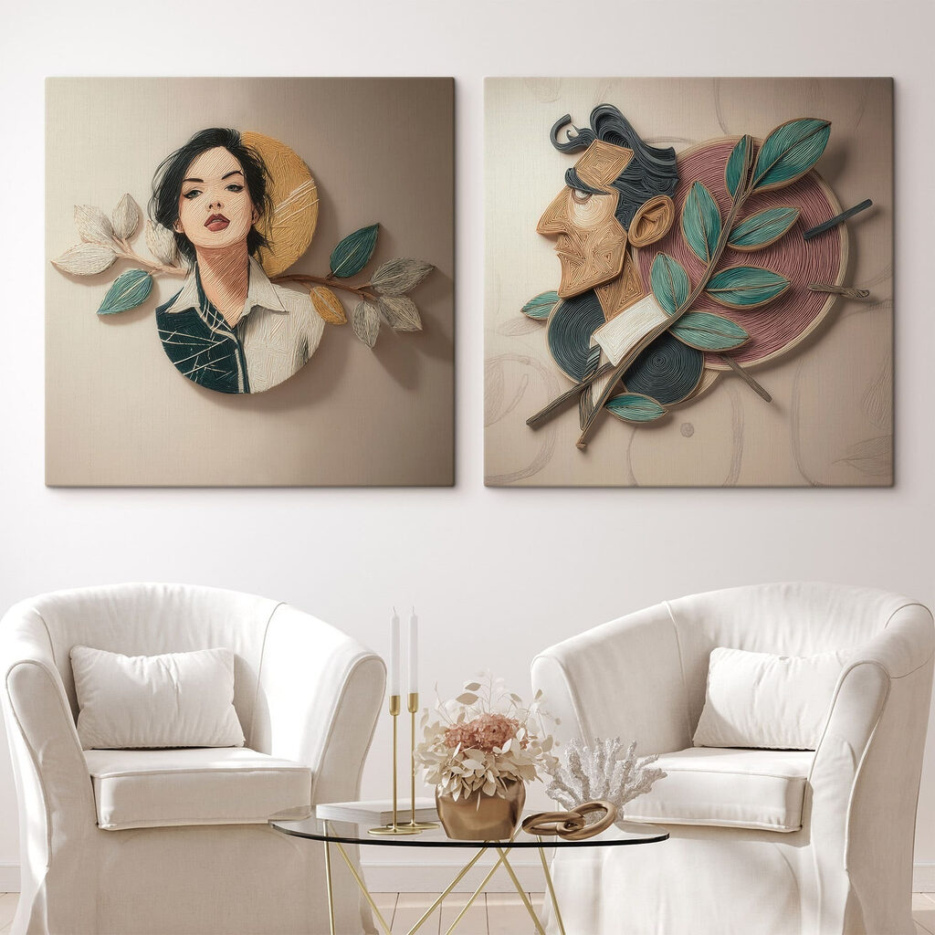 Retratos entre folhas — interior 2