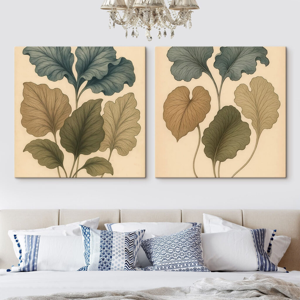 Folhas de nervuras elegantes — interior 1