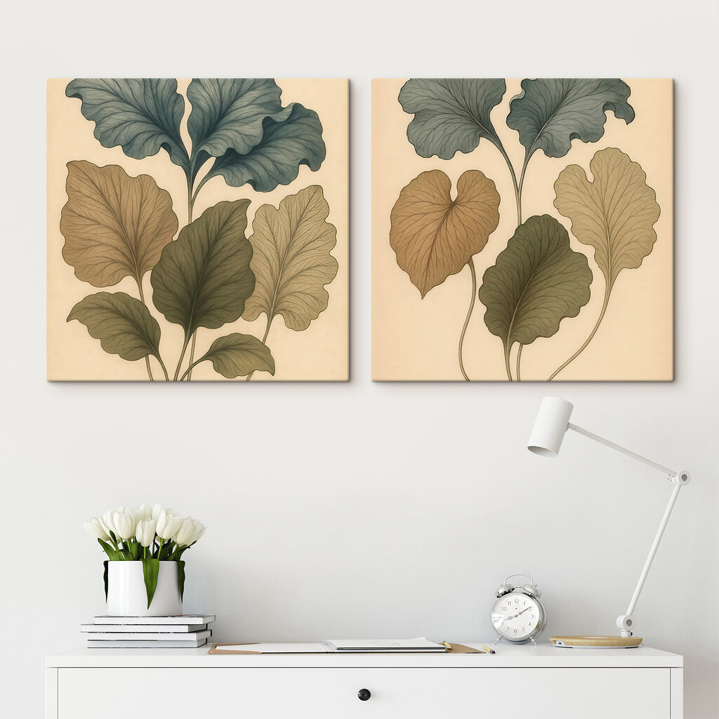 Folhas de nervuras elegantes — interior 2
