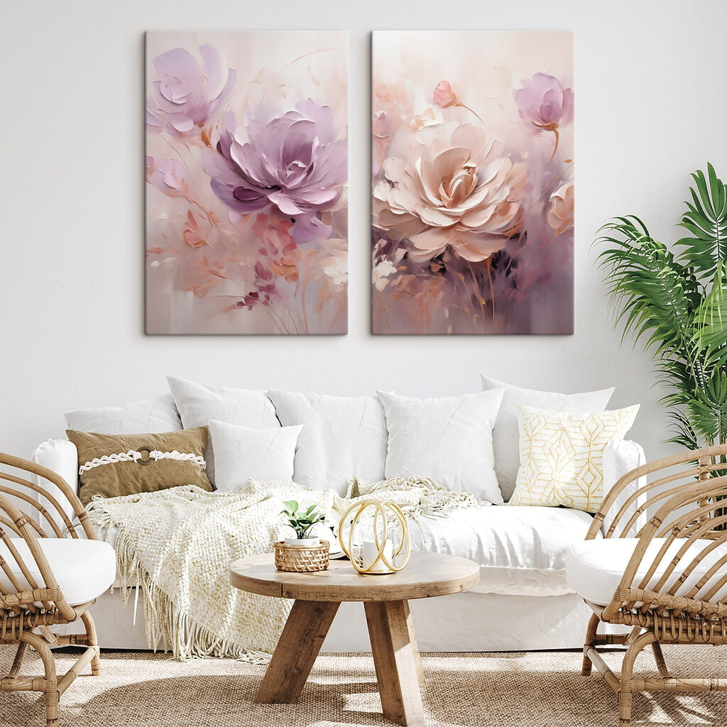 Floração em tons lilás — interior 1